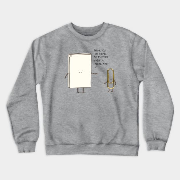 thankful Crewneck Sweatshirt by milkyprint